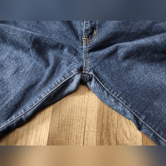 Gogo jeans brand size 13 jeans with rhinestones on the front pockets/button - Picture 10 of 12